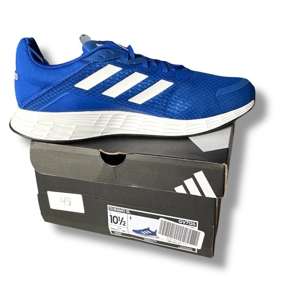 Adidas Duramo SL Men's Running Shoes Blue Size 10.5 Lightweight Athletic Sneaker - Picture 3 of 11